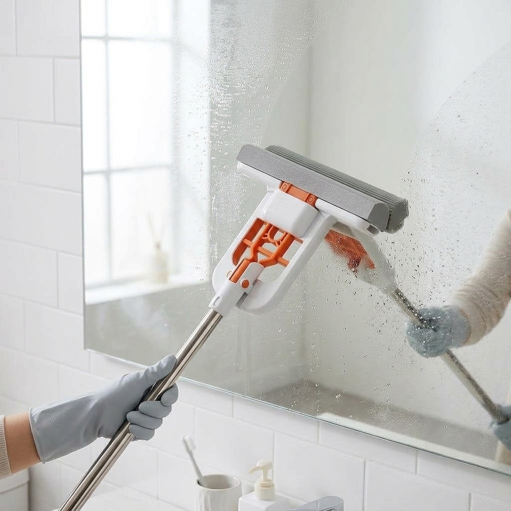 Self-Wringing Flat Mop